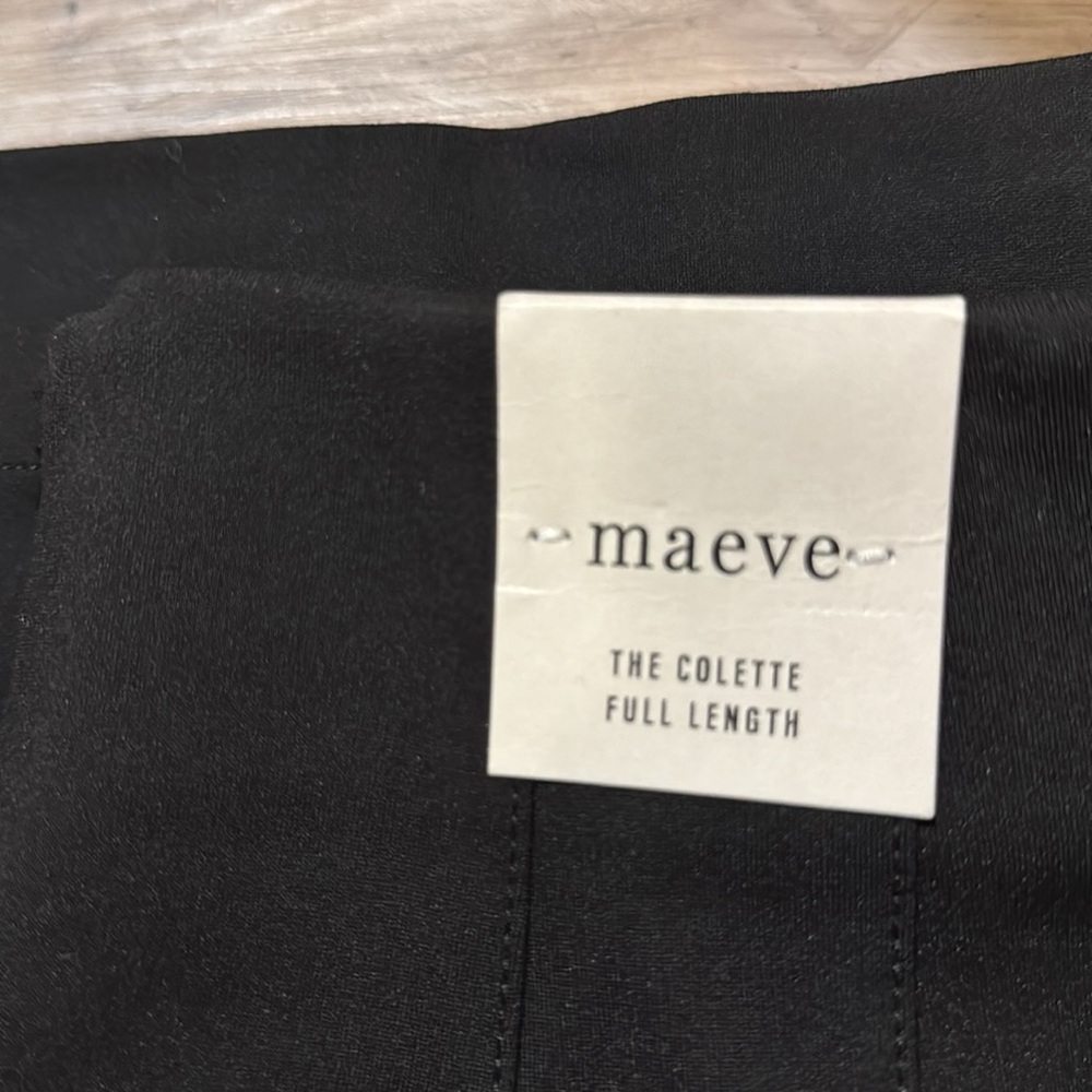 NWT! Anthro Maeve Colette Embroidered High-Rise Wide-Leg Full-Length Pants - 🍯 - Picture 10 of 13